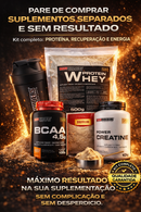 Kit VitaCore Completo - Whey Protein + BCAA + Power Creatina