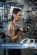 W6 Fones de Ouvido Sem Fio Bluetooth