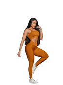 Conjunto Fitness Feminino Top e Calça Sports Treino Perfeito Tecido Premium
