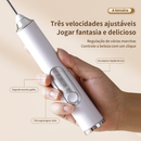 Batedor Misturador Mixer Elétrico para Bebidas Leite Café Clara de Ovos 2 em 1 Utensílios de Cozinha