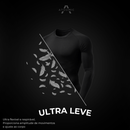 Camisa Térmica Proteção Uv 50+ Segunda Pele Camiseta Blusa Malha Fria Unissex Academia Manga Longa
