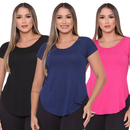 Kit 3 Blusas Femininas Tapabumbum