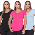 Kit 3 Blusas Femininas Tapabumbum