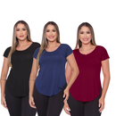 Kit 3 Blusas Femininas Tapabumbum
