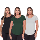 Kit 3 Blusas Femininas Tapabumbum