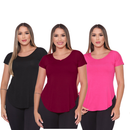 Kit 3 Blusas Femininas Tapabumbum