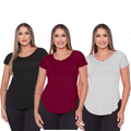 Kit 3 Blusas Femininas Tapabumbum