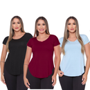 Kit 3 Blusas Femininas Tapabumbum