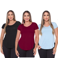 Kit 3 Blusas Femininas Tapabumbum