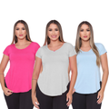 Kit 3 Blusas Femininas Tapabumbum