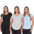 Kit 3 Blusas Femininas Tapabumbum