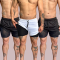 Kit 3 Shorts  Esportivo 2 em 1 Performance