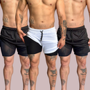 Kit 3 Shorts  Esportivo 2 em 1 Performance