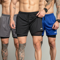 Kit 3 Shorts  Esportivo 2 em 1 Performance