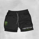 Short Masculino 2 em 1 – Compressão + Dry Fit