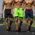 Kit 3 Shorts  Esportivo 2 em 1 Performance