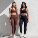 Conjunto Fitness Feminino – Top + Calça Legging Suplex