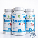 Suplemento 6 Magnésio + B12 Metilcobalamina 60 Cápsulas 500mg Envio Imediato