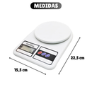 Balança de Cozinha Digital Alta Precisão 10Kg para Dieta Fitness