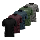 Kit 5 Camiseta Dry Fit Masculina Alpha